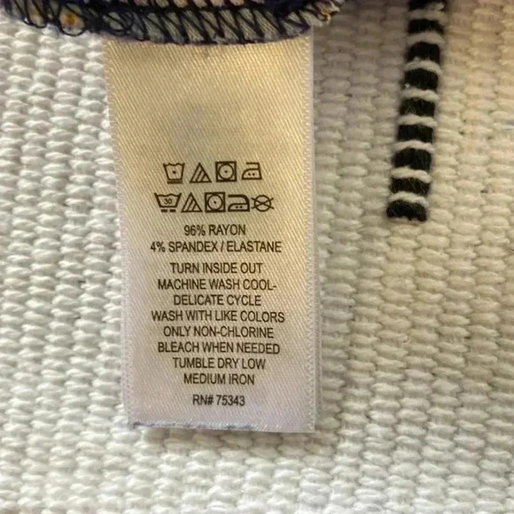 Women's Artisan NY Size Small Navy/Orange Multi Color Maxi Skirt - Picture 6 of 9